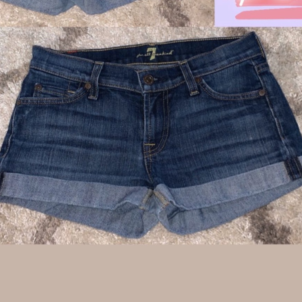 n. 7 blue jean shorts!